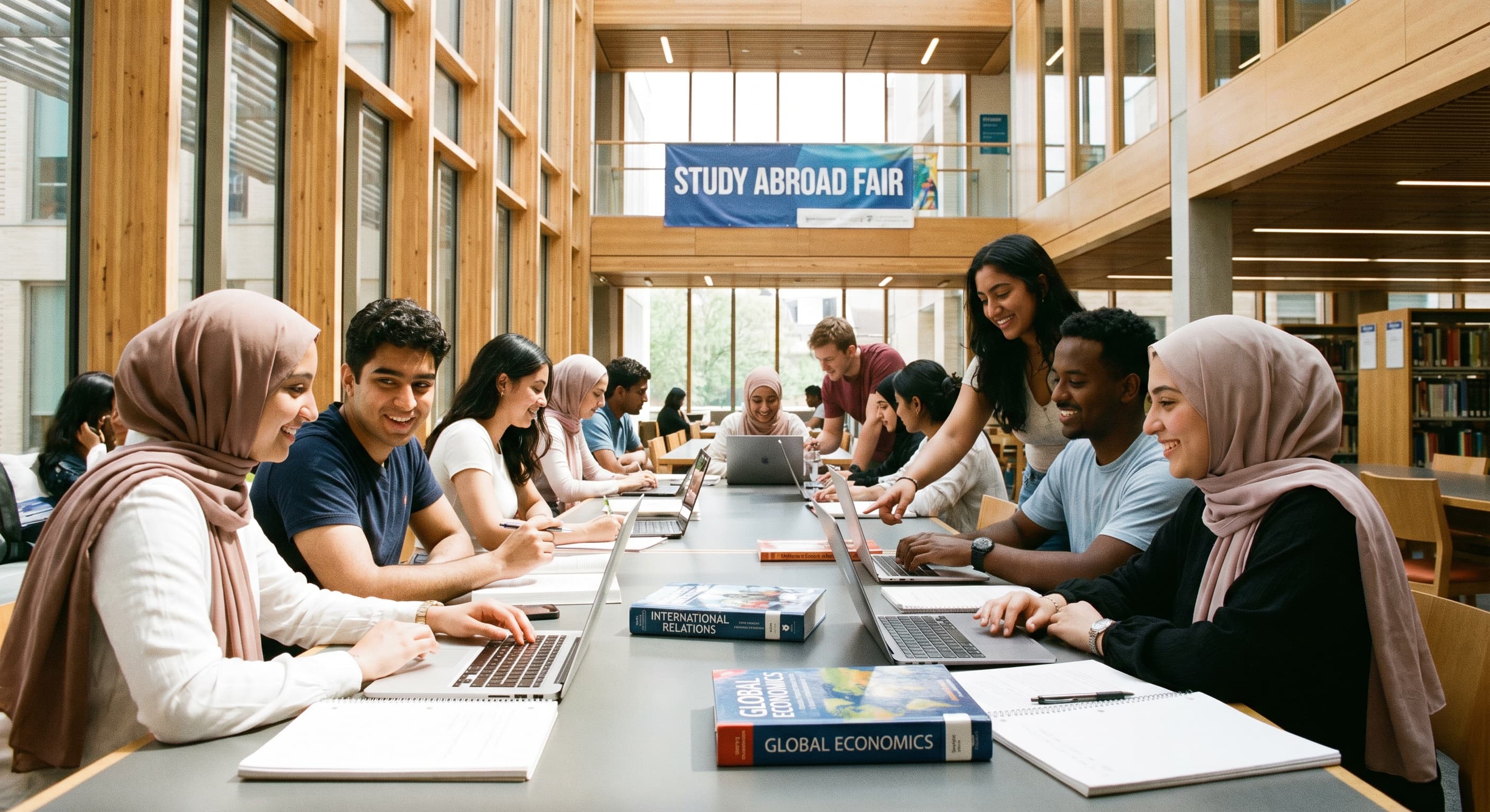 Academic English for UK study.
